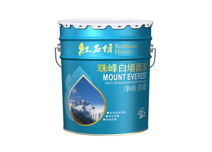 珠峰白凈味防霉墻面漆